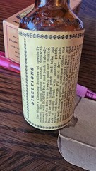 Vintage 1937 Hoppe’s Nitro Powder Solvent No. 9 Bottle, Original Liquid included