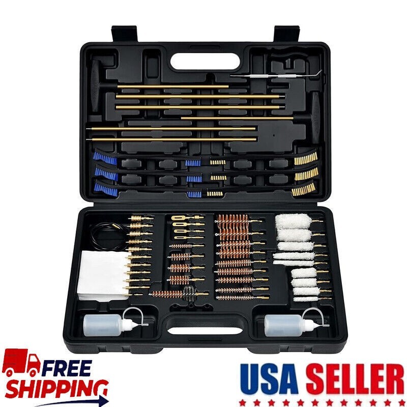 Gun Cleaning Kit Lightweight Pistol Shotgun Universal Carrying Case Durable NEW