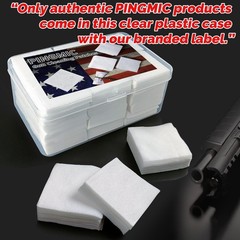 PINGMIC 1400 Gun Cleaning Patches in Box, 2″ Highly Absorbent Cloth, Lint-Fre…