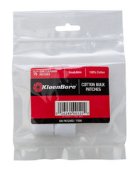 KleenBore P200 Cotton Patches .17/.177/.204 Small Bore Rifle 100% Flannel 100PK