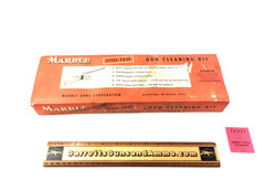 Vintage Original Marble’s pistol gun cleaning kit 728 .38 cal steel case 315878