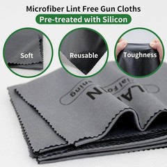 12” x 12” Lint-Free Silicon Gun Cleaning Cloth – Ultimate Cleaning Solution