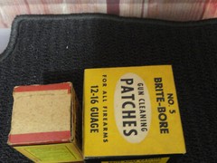 Brite Bore and Hoppe’s Gun Cleaning Patches – NOS- origional box’s