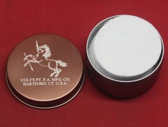 COLT Firearms 1911 & Revolver Bore Cleaning Patch Tin