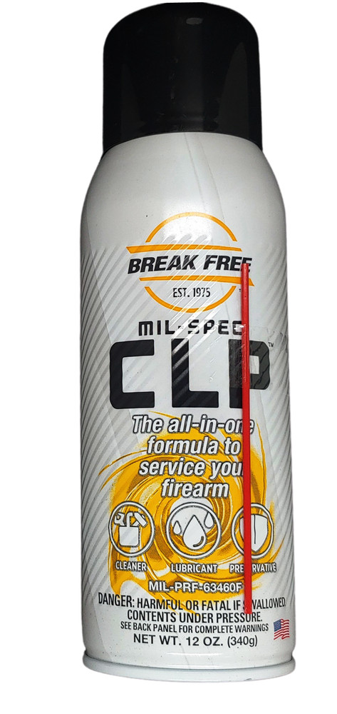 BreakFree CLP Gun Cleans Lubricates Prevent Aerosol Can Clear – CLP-12-1