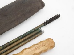 Early K31 Vintage Swiss Army Gun Riffle Cleaning Kit Putzstock “Erla Fix” Brush