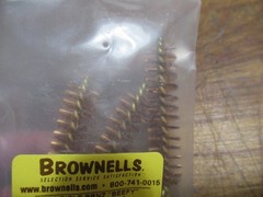 3 Pack of Brownells Rifle Bore Brushes – 458 Rifle