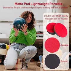 12 PCS Bowling Sanding Pads, Bowling Ball Sanding Sand Pads Polishing Cleaning