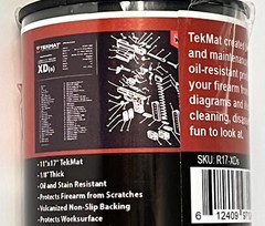 TekMat Handgun Cleaning Mat Springfield Armory XDs 11×17″ Bench Mat