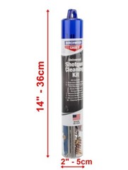 Universal Shotgun Cleaning Kit for 12 Gauge and 20 Gauge with Brushes Cloths Rod