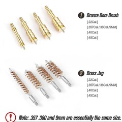 Gun brush maintenance, dredging pipeline copper wire cleaning brush set