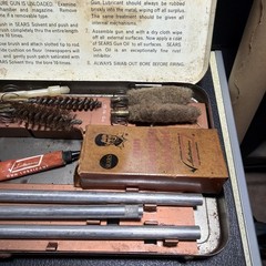 Vintage Gun Cleaning Lot Rod Kit Sears Ted Williams All Gauges Shot Gun