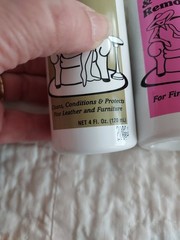 New Force Field Leather Cleaner Conditioner + Lipstick And Ink Remover Bottles