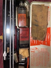 VINTAGE J.C. HIGGINS # 2143 RIFLE CLEANING KIT With Solution Patches Sears