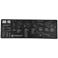 TekMat Rifle Mat w/Small Microfiber TekTowel Packed In Tube 12″x36″ Black