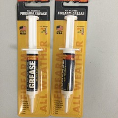 LOT OF 2 Shooter’s Choice Synthetic All-Weather Hi-Tech Gun Grease, 10ml Syringe
