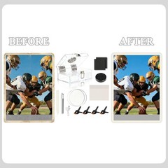 Sport Card Cleaning Kit with Heat Pen Acrylic Humidor and Accessories for