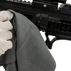 Paños silicon y limpieza armas 12×12 gris sin pelusa pulido y mantenimiento