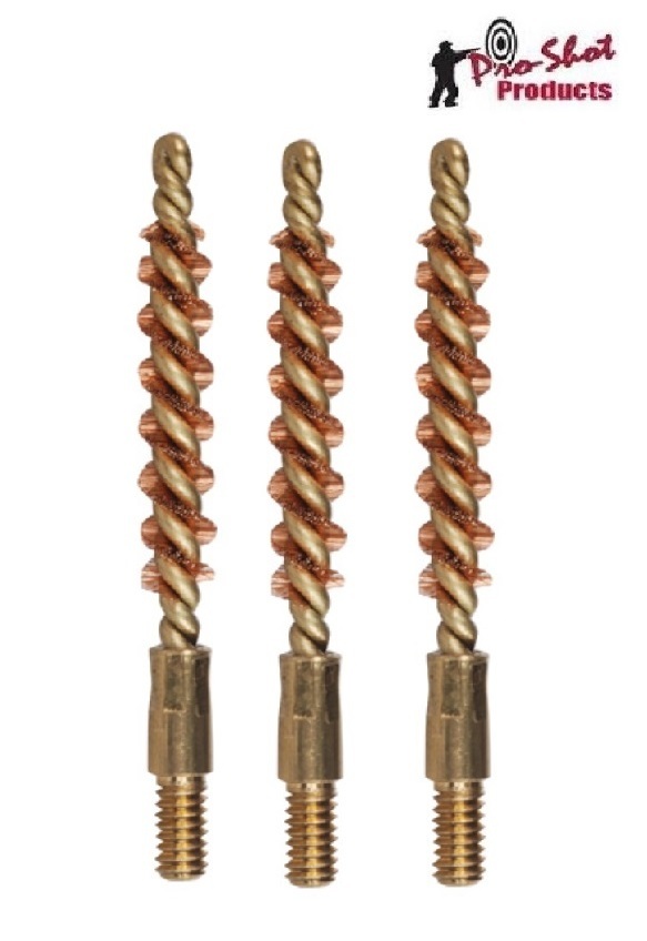 Pro-Shot Benchrest Quality Pistol Bore Brush for .22 cal Pack of 3 # 22P New!