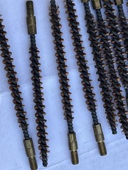 12 Brass/Bronze 22 Cal. Bore Brush Cleaning Tools-New