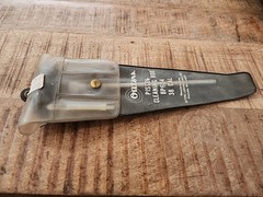 VINTAGE OUTERS PISTOL CLEANING ROD BP604 38 CAL WITH ATTACHMENTS AND SLEEVE