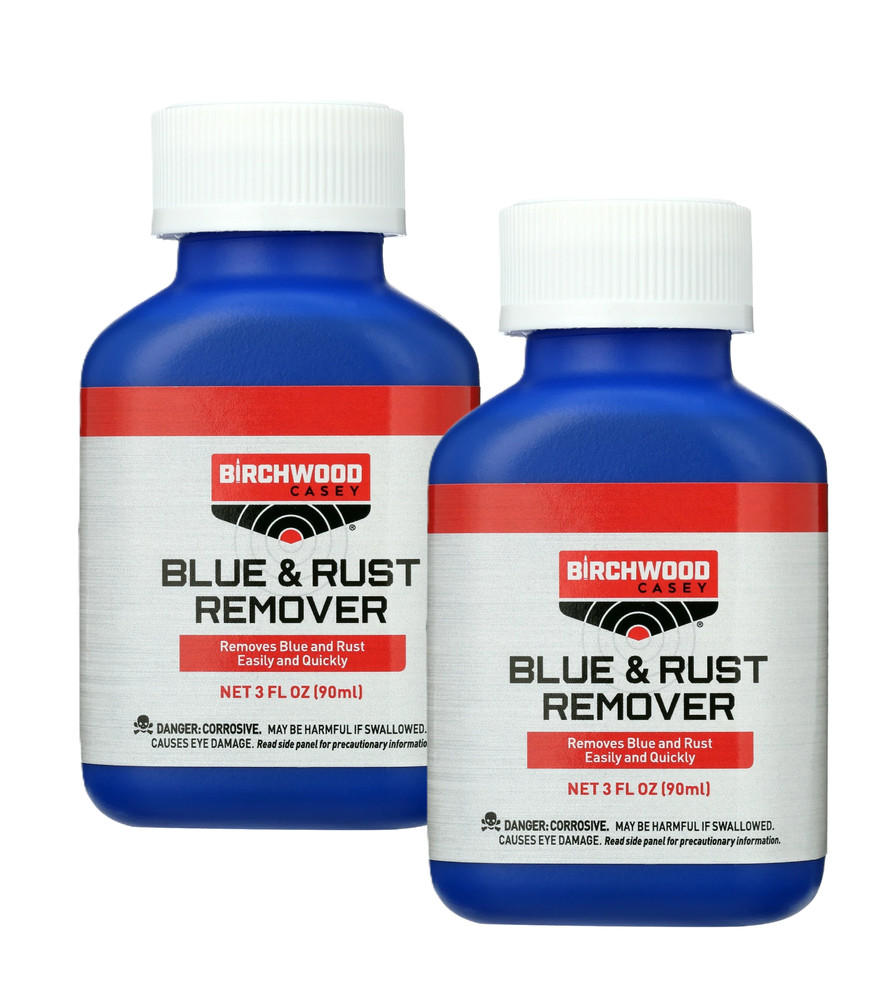 Birchwood Casey Fast Acting Blue,Rust Remover for Gun Cleaning, 3 oz ,90ml.