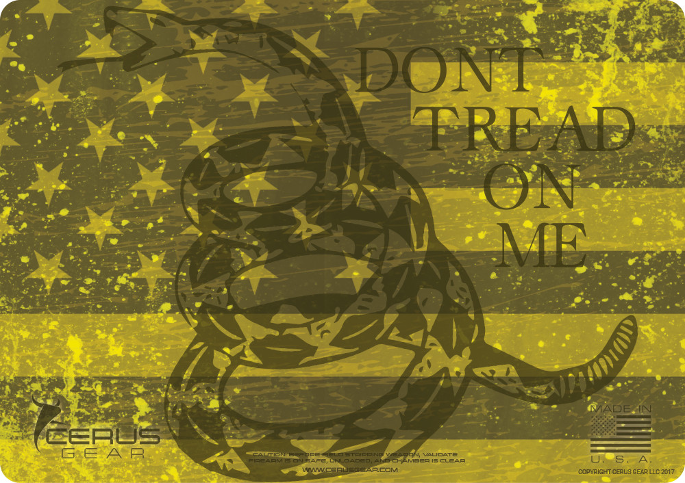 Don’t Tread On Me Pro Mat Handgun Gun Cleaning Mat Cerus Gear