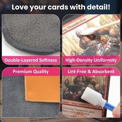 Trading Card Care Cleaning Kit 223 Pcs with Grading and Flattening Tools for TCG