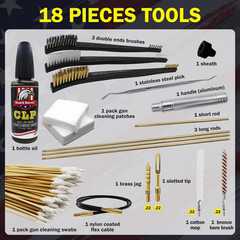 Gun Cleaning Kit for .22 .223Cal 5.56Mm .22LR Rifle Pistol Cleaning Kit with 30M