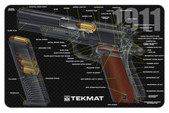 TekMat TEKR171911CA Cleaning Mat Multi-Color Rubber 11″x17″ 1911 3D Cutaway