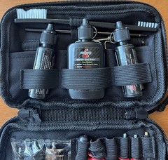 NEW! BUSHMASTER BORE SQUEEG-E UNIVERSAL FIELD CLEANING SYSTEM W/ CANVAS CASE
