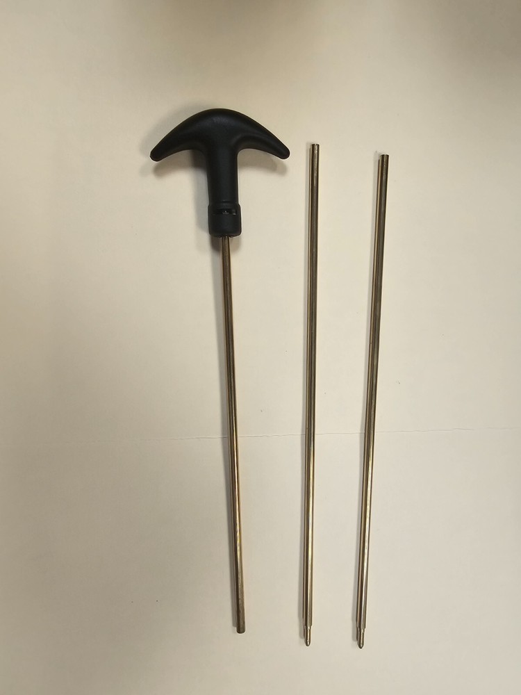 5-40 Gun Pistol Rifle Brass Rod kit 2ea 8-7/8′ rods n 1ea 7..7” rod with handle