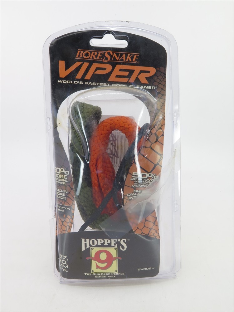Hoppe’s 9 Bore Snake Viper .357, .380, 9mm Pistol Cleaner