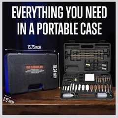 GLORYFIRE Universal Gun Cleaning Kit for All Firearms Green Case