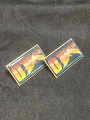 2 OTIS GUN CLEANING TACTICAL FIRE ARMS HUNTING SHOTGUN AUTOMATIC WEAPON HAT PINS