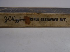 Vintage J.C. HIGGENS “.22 CAL” RIFLE CLEANING KIT – No. 723 – Used but Complete