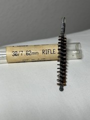 Lot of 5 Vintage Kleen Bore Rifle Phosphor Bronze Bore Brushes ~ Various Sizes