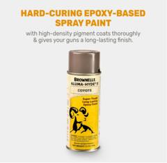 Brownells Aluma-Hyde II Epoxy Based Firearm Finish Spray Coating Protection Pain