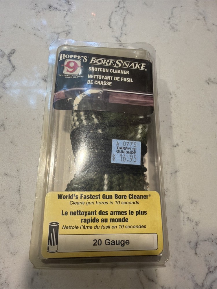Hoppe’s Shotgun BoreSnake Bore Cleaner for 20 Gauge – 24033