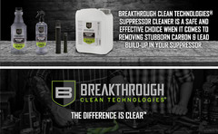 Breakthrough Clean Technologies Suppressor Cleaning Kit, 16Oz. Removes Carbon an
