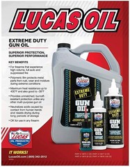 1 Bottle Lucas Extreme Duty Gun Oil/Lubricant 4 OZ Bottles 10877
