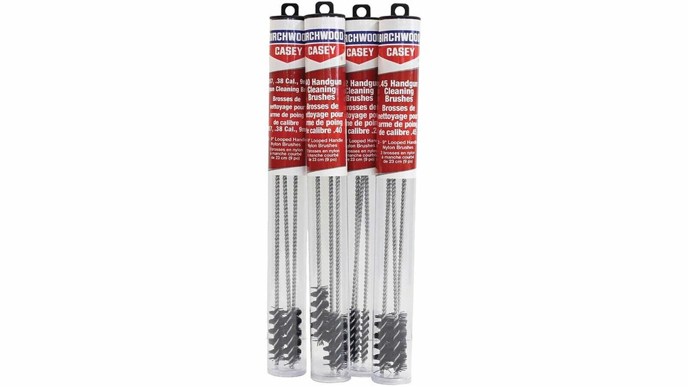 Birchwood Casey Handgun Loop Cleaning Brush 9In .380/.38/.357 Cal. 3/Pack 41210