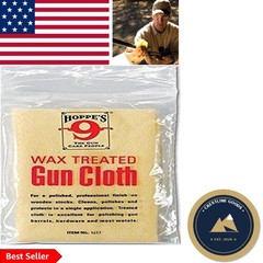 Durable .22-.270 Cal Cotton Patches with Long-Lasting Wax Treat Cloth – 500 Pack
