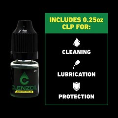 Cobra Bore Cleaner | Gun Barrel Cleaning Tool with Brass Brush & Cotton Rope