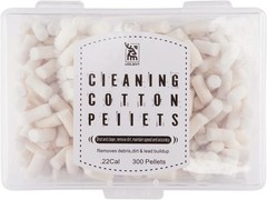 300 Count .22 Caliber Wool Felt Cleaning Pellets for Quick Gun Maintenance