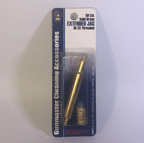 DAC Gunmaster BRT-05E Cleaning Acc. 50 calibre solid brass extended cleaning jag