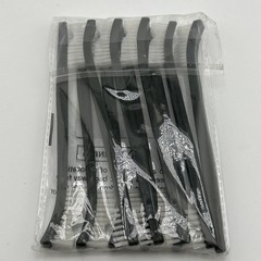 10 SE 7″ Double Ended Gun Cleaning Brush Set Nylon Bristles Brushes 7615NB10PCS