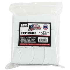 Pro-Shot 2 1/4″ Square 100% Cotton Patches 500/ct