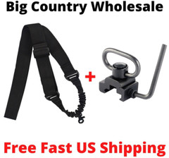 Rifle Bungee Gun Sling Quick Detach For 20mm Rail Free Fast Shipping From USA