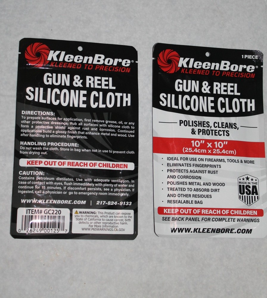 Gun & Reel Silicone Treated Cloth 10 X 10″ Lot of 3 New in Package $3 shipping
